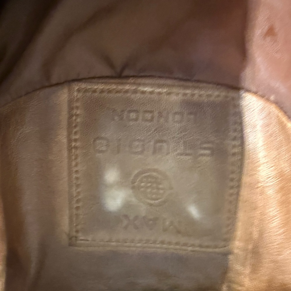 Max Studio Brown Leather Jacket - image 2